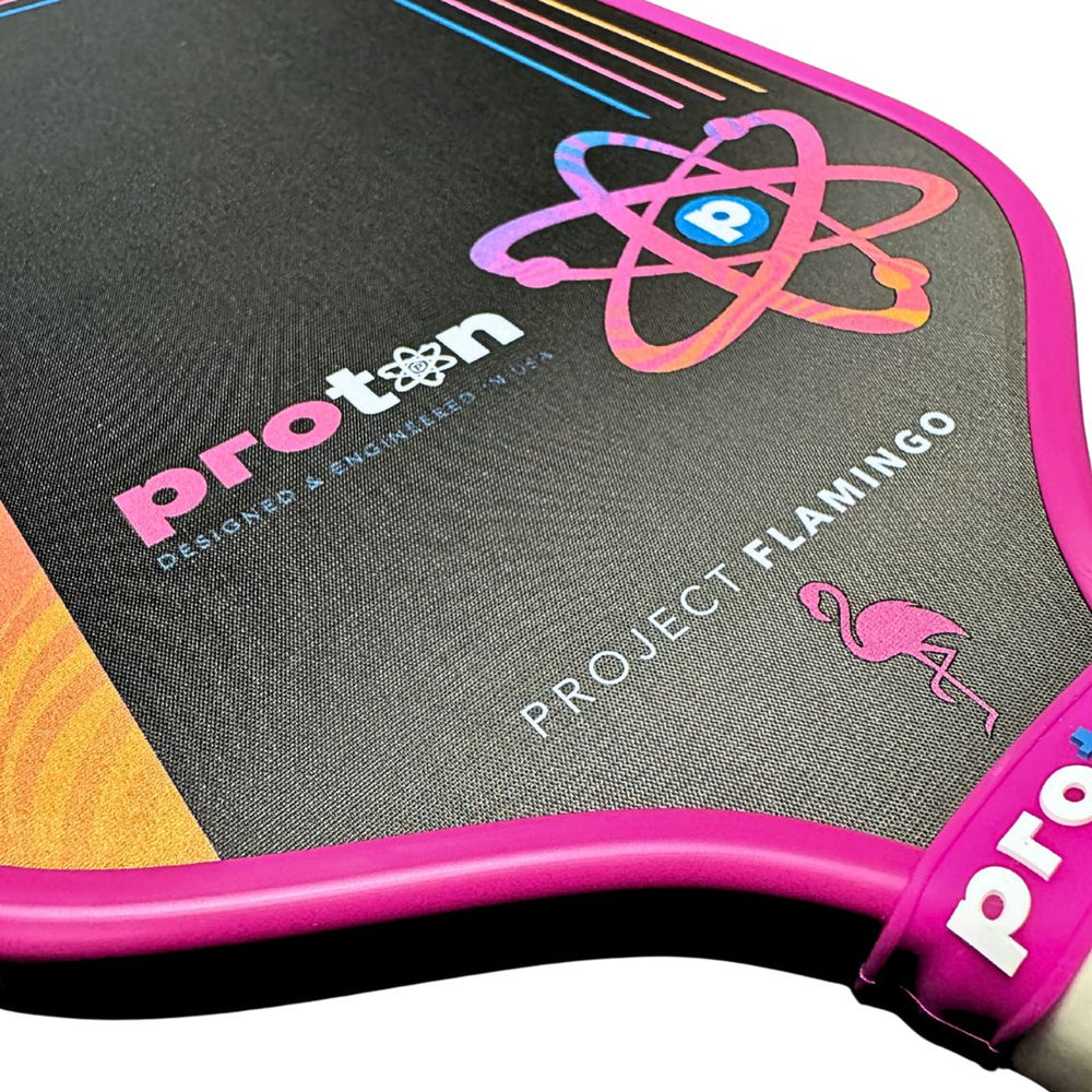 Proton Series Three Pickleball Paddle - Project Flamingo – Power, Precision, and Bold Design