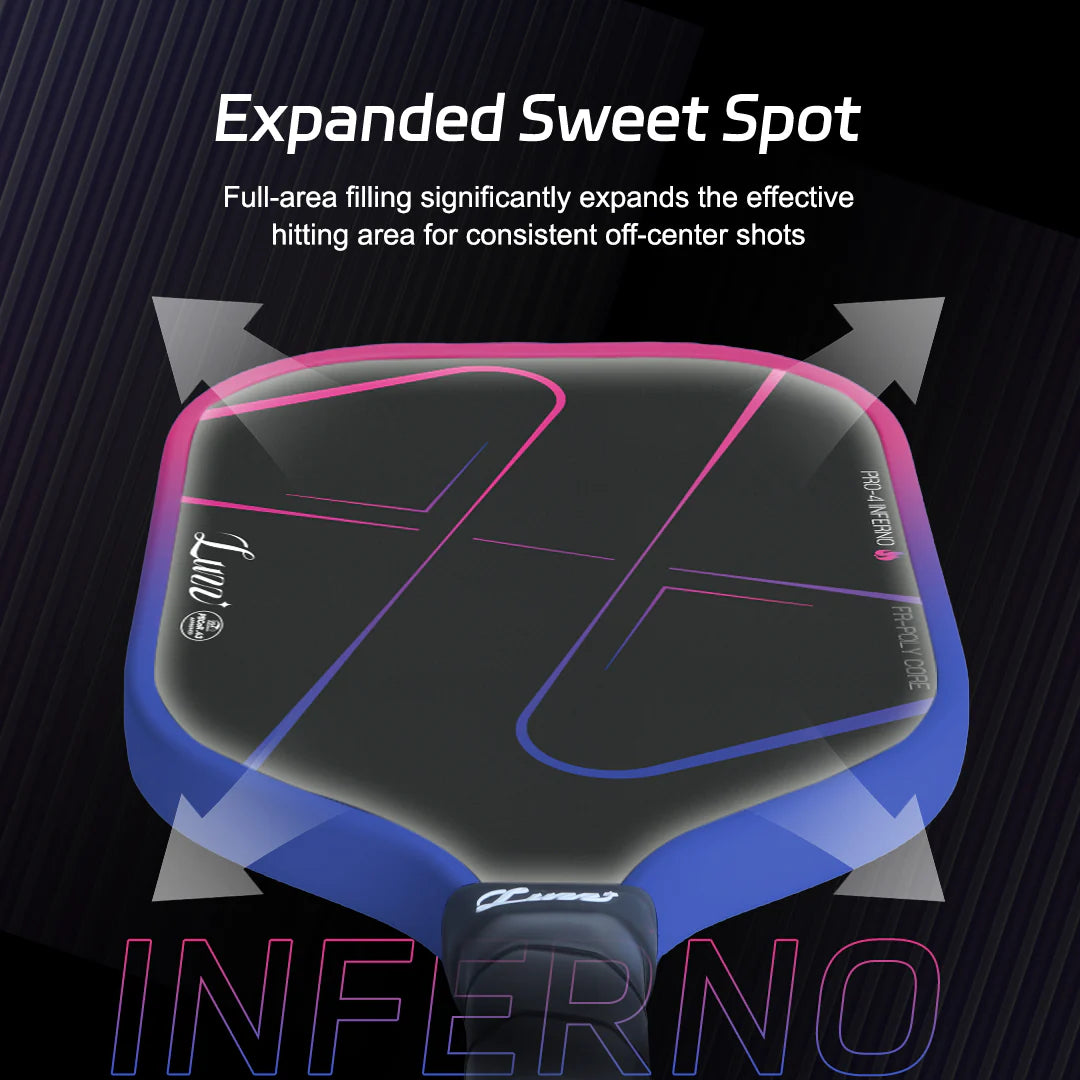 Luzzpickleball Pro 4 Inferno MPP Pickleball Paddle