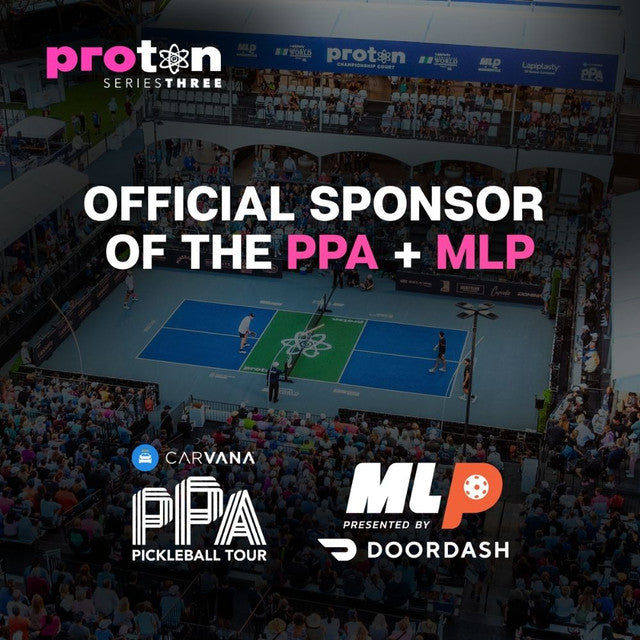 Proton Series Three Project Flamingo 15mm Widebody Pickleball Paddle – Blue