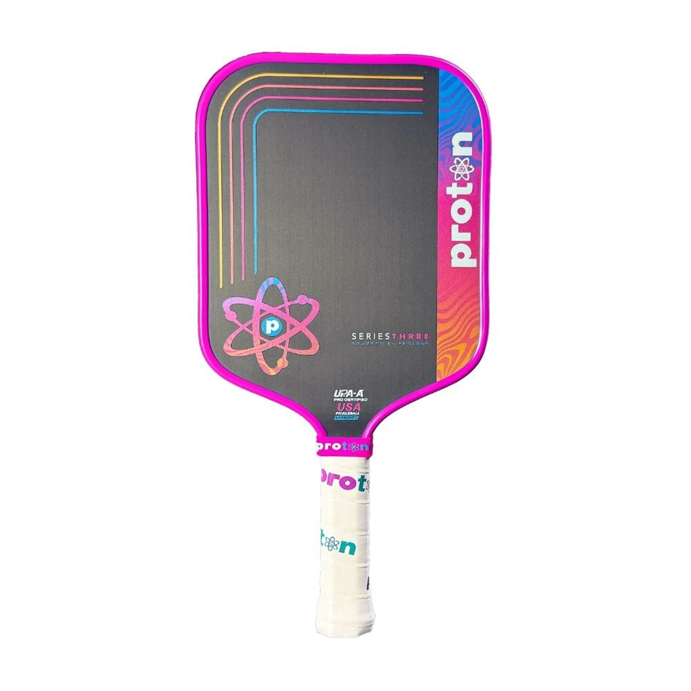 Proton Series Three Project Flamingo 13mm Widebody Pickleball Paddle – Pink