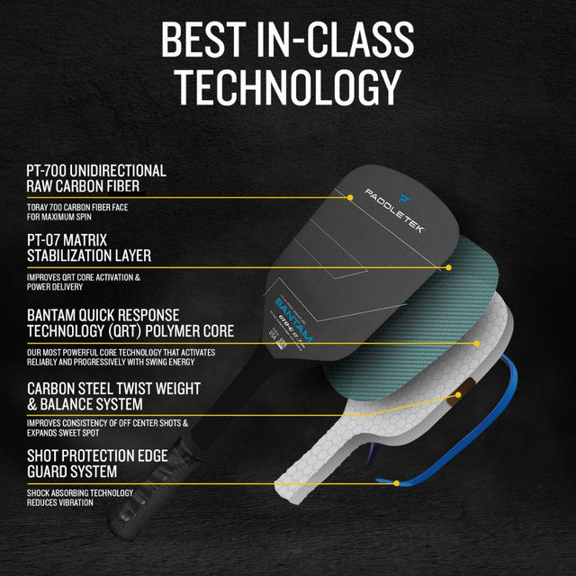 Paddletek GTO-C 12.7mm Pickleball Paddle