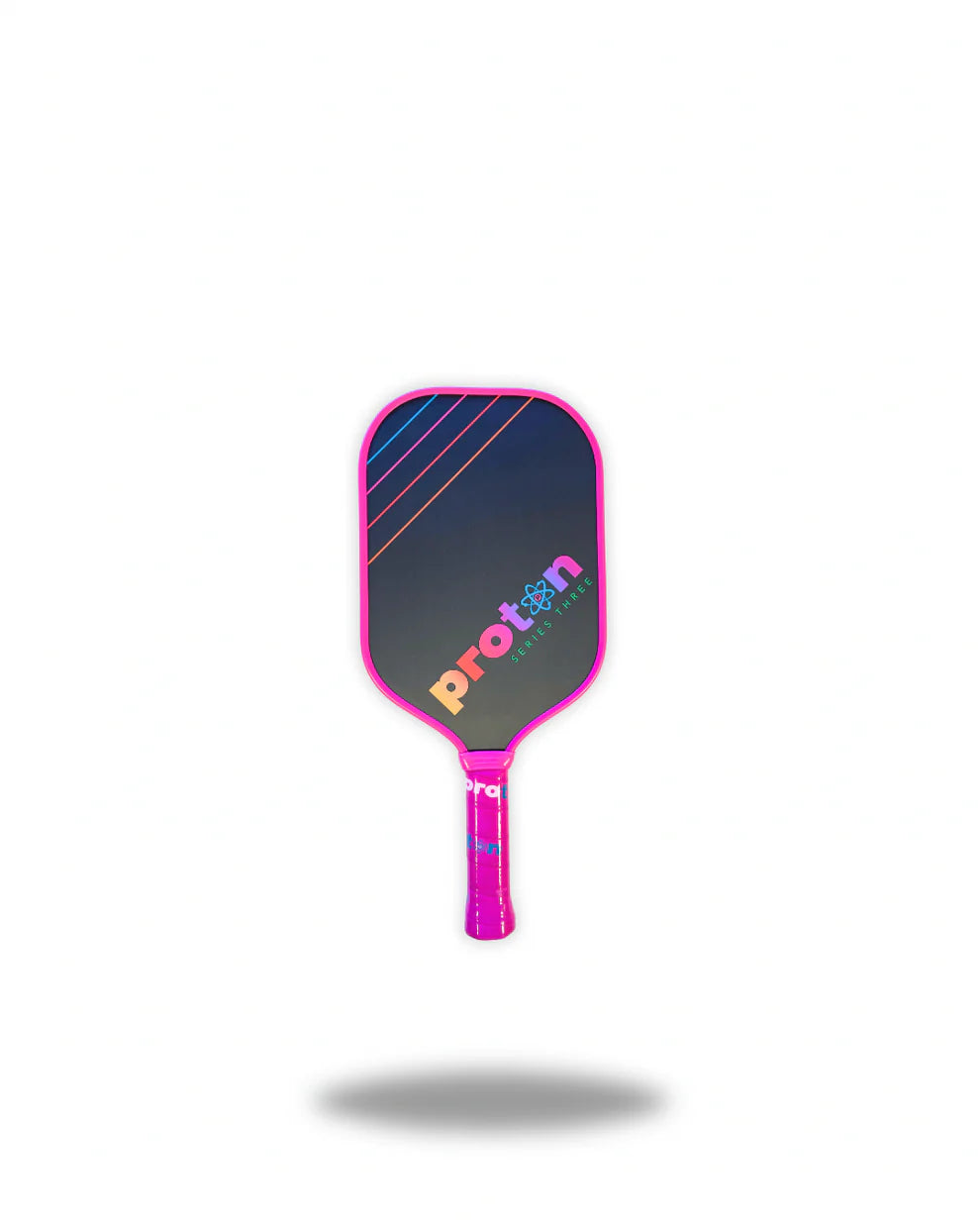 New Proton Series Three – Raw Carbon Raspberry Pickleball Paddle