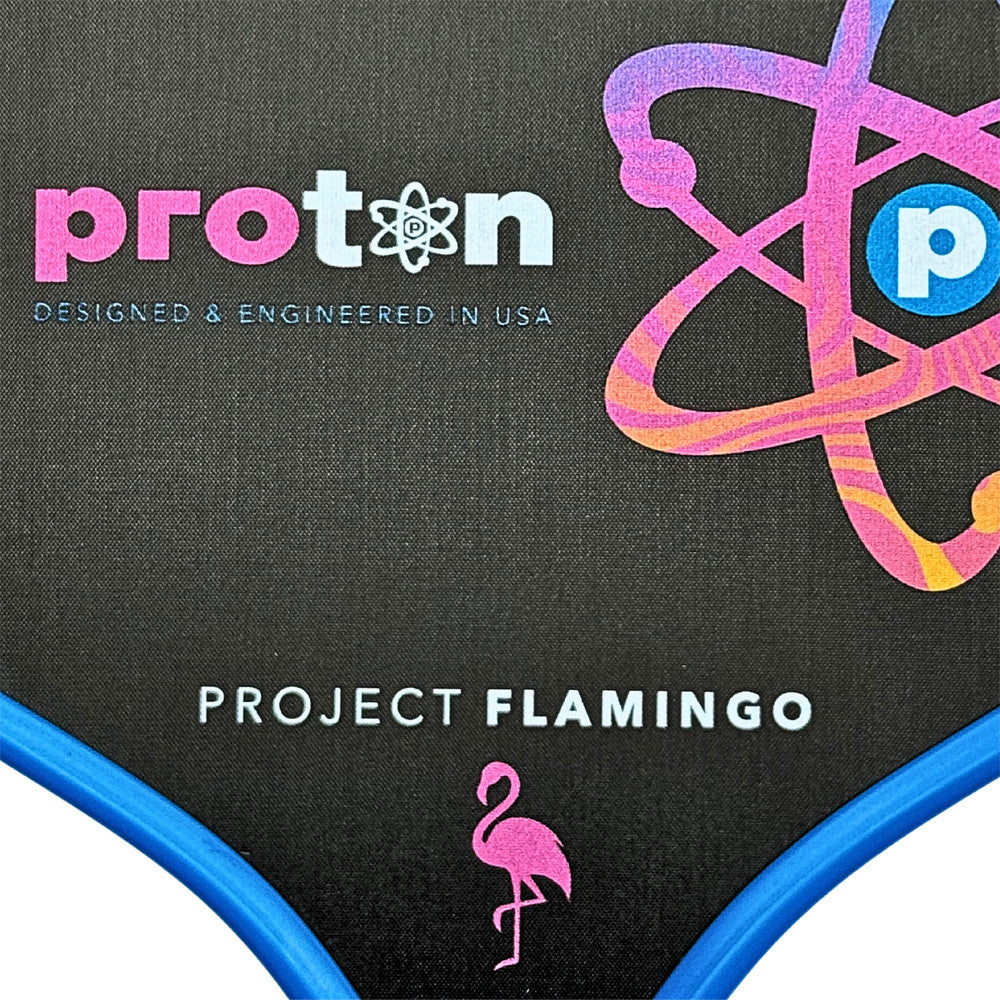 Proton Series Three Pickleball Paddle - Project Flamingo – Power, Precision, and Bold Design