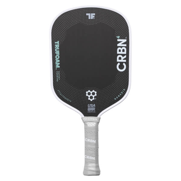 CRBN4 TruFoam Genesis Carbon Fiber Pickleball Paddle - Hybrid Shape, Elite Performance