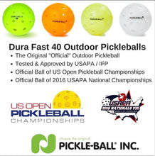 Load image into Gallery viewer, (Dura Fast 40) Outdoor Pickleball Balls -12 pack - MULTI COLOR SAMPLER - 1 DOZEN
