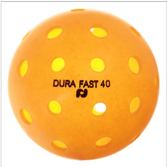 (Dura Fast 40) Outdoor Pickleball Balls -12 pack - Orange - 1 DOZEN - Orange