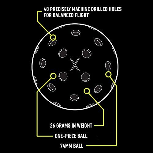 (FREE SHIPPING) Franklin X-40 Performance Outdoor Pickleballs – 12 Pack