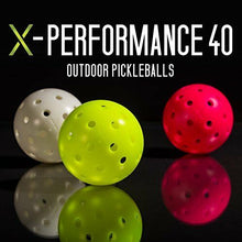 Load image into Gallery viewer, (FREE SHIPPING) Franklin X40 Outdoor Performance Pickleballs 12 Pack Bulk USAPA Approved
